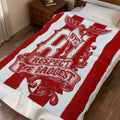 No Sleep Till Brooklyn Velveteen Plush Blanket — Brooklyn Hip Hop Tribute Throw