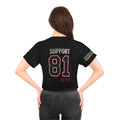 Knock Em Out Crop Tee — Women's Athletic Crop Top