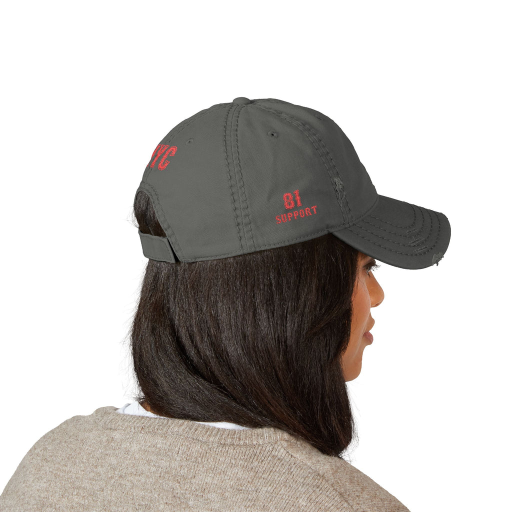 Distressed Dad Hat — “Big Daddy Hat” Embroidered Cap