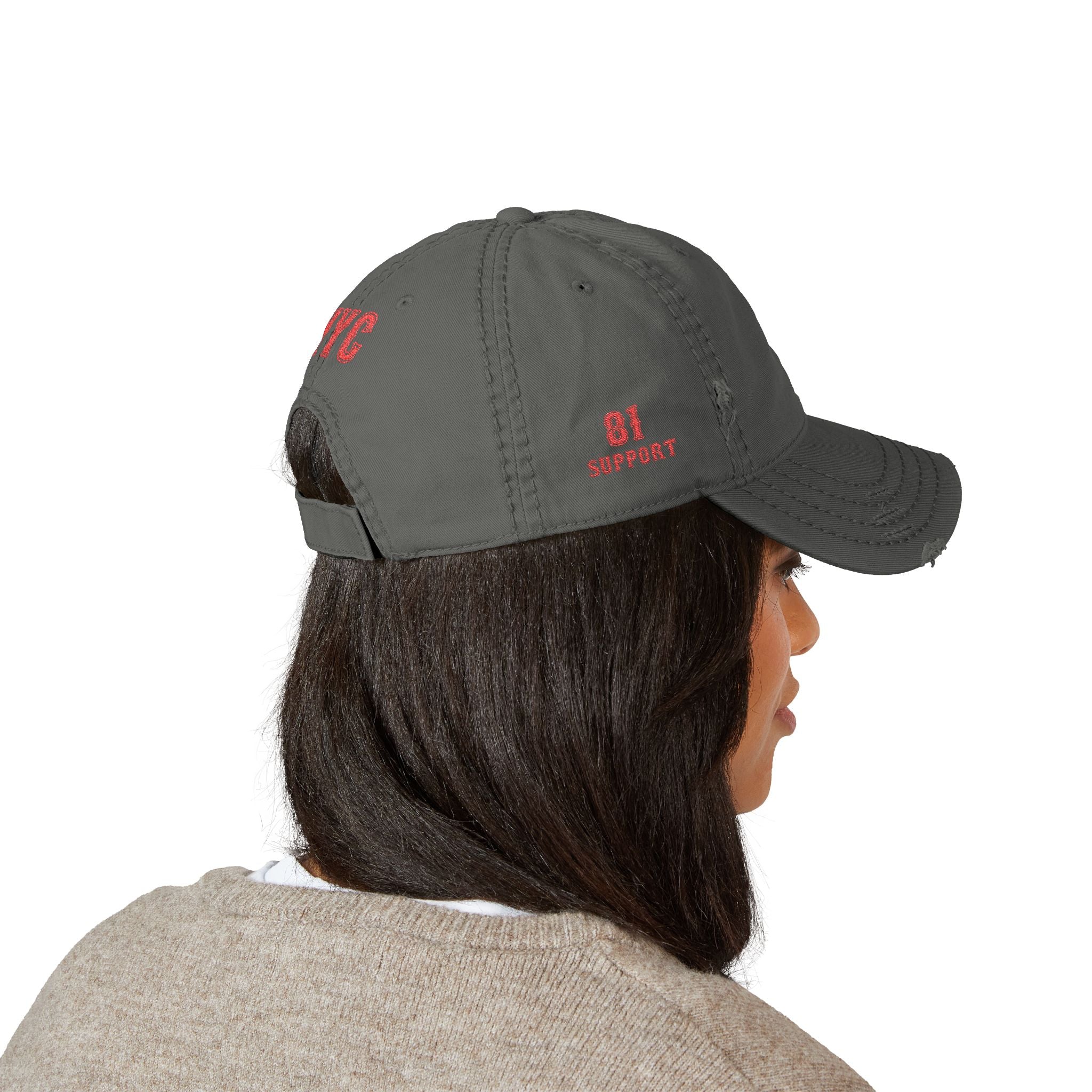 Distressed Dad Hat — “Big Daddy Hat” Embroidered Cap