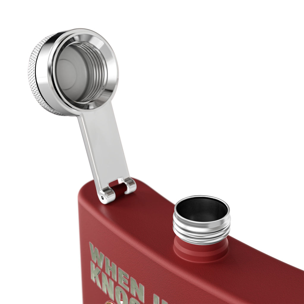 Baddest Flask — 6oz Stainless Steel Hip Flask