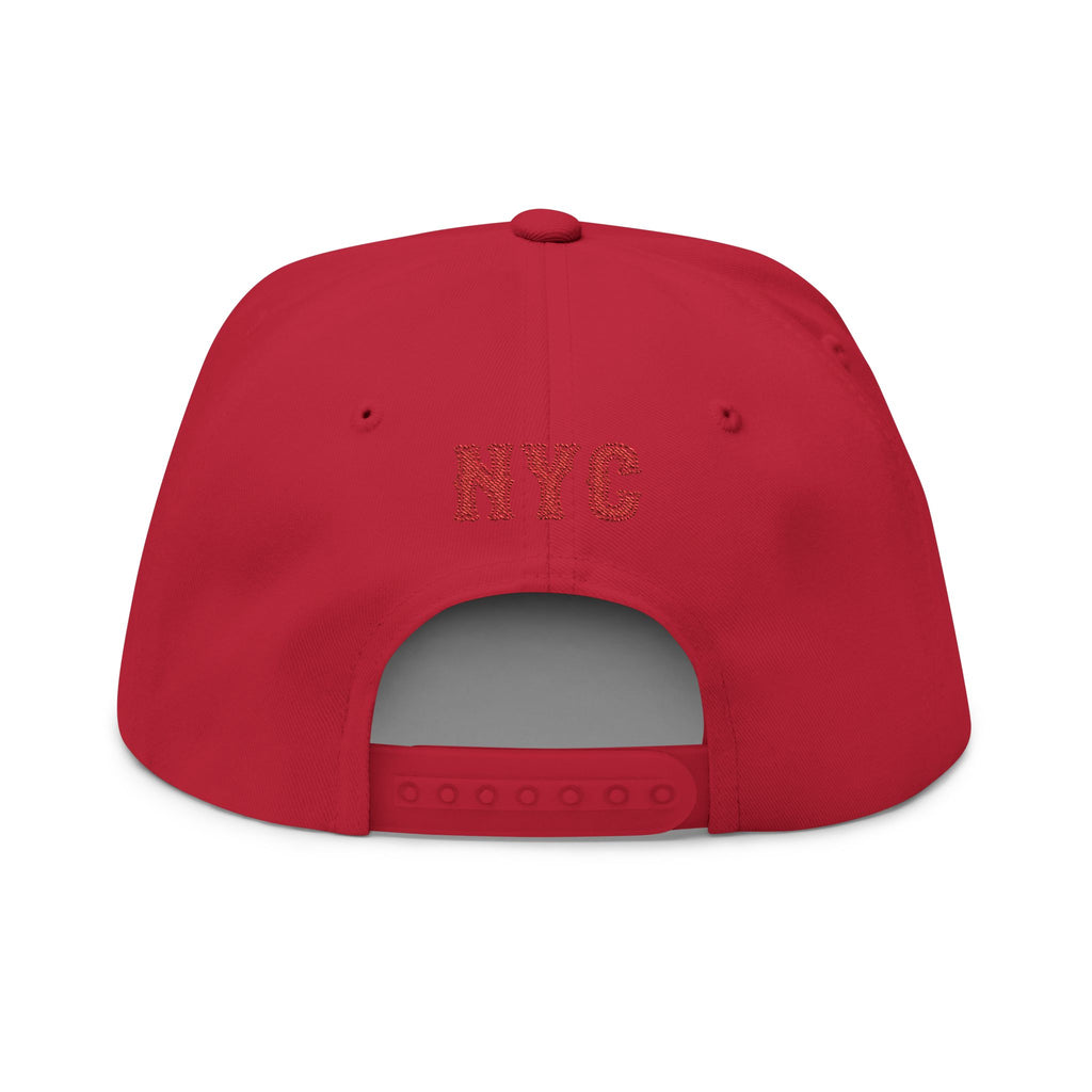Flat Bill Cap — "When in Doubt" Embroidered