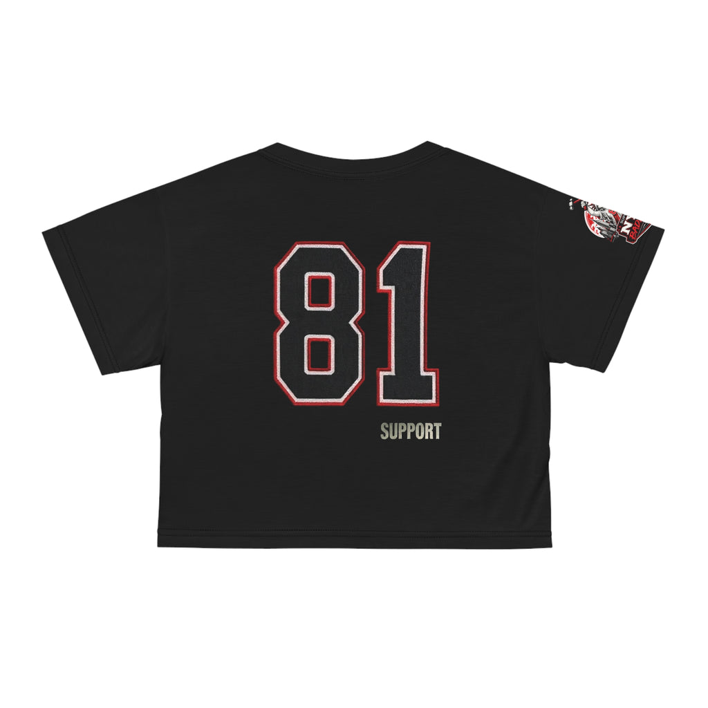 Welcome to Hell Crop Tee — Gothic Graphic Crop Top