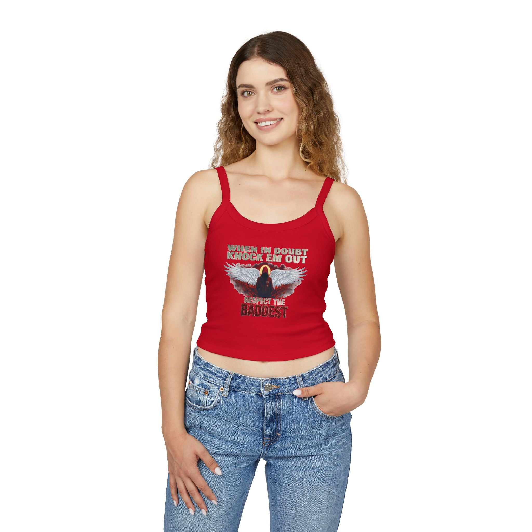 Angels Never Die Spaghetti Strap Tank Top