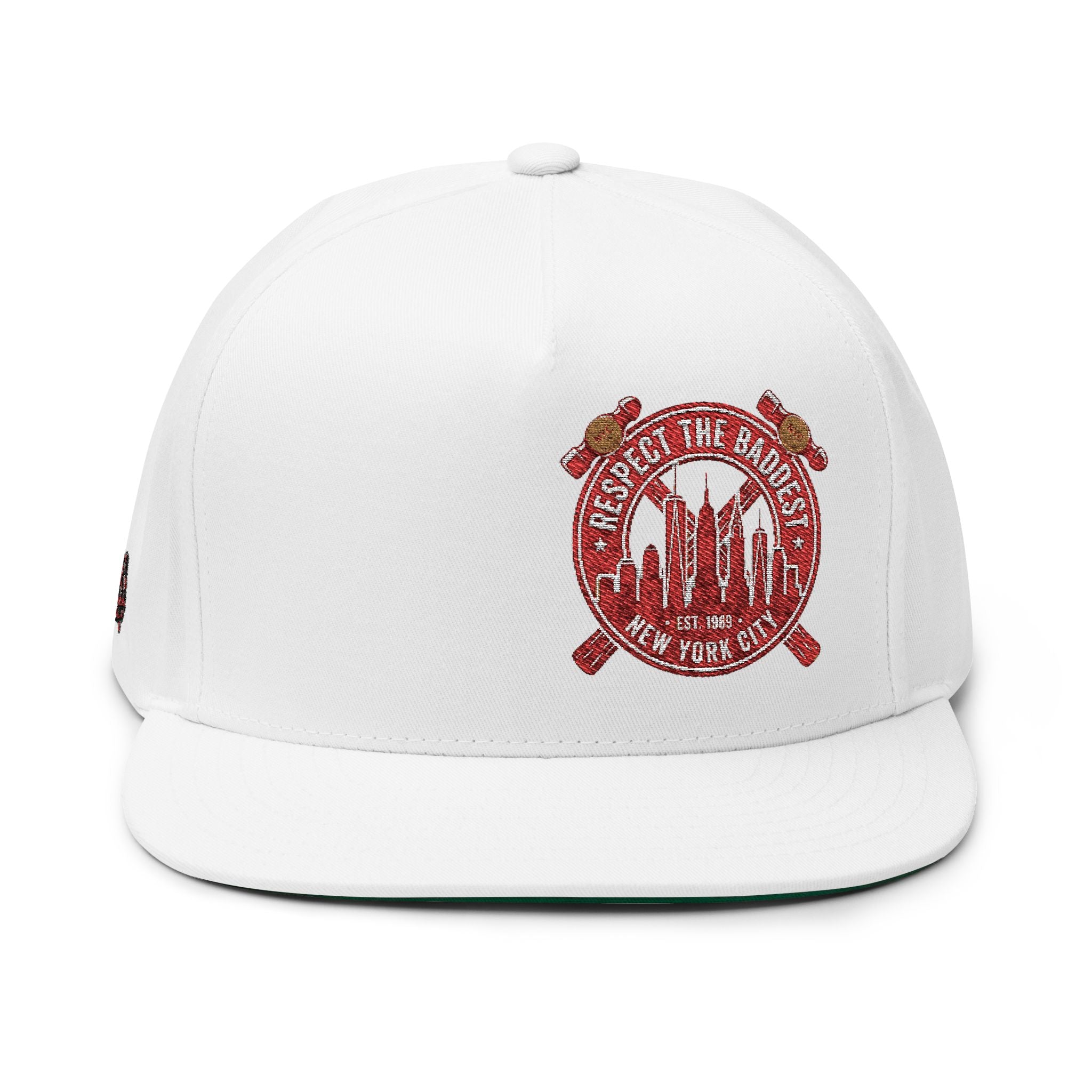Flat Bill Cap — "When in Doubt" Embroidered