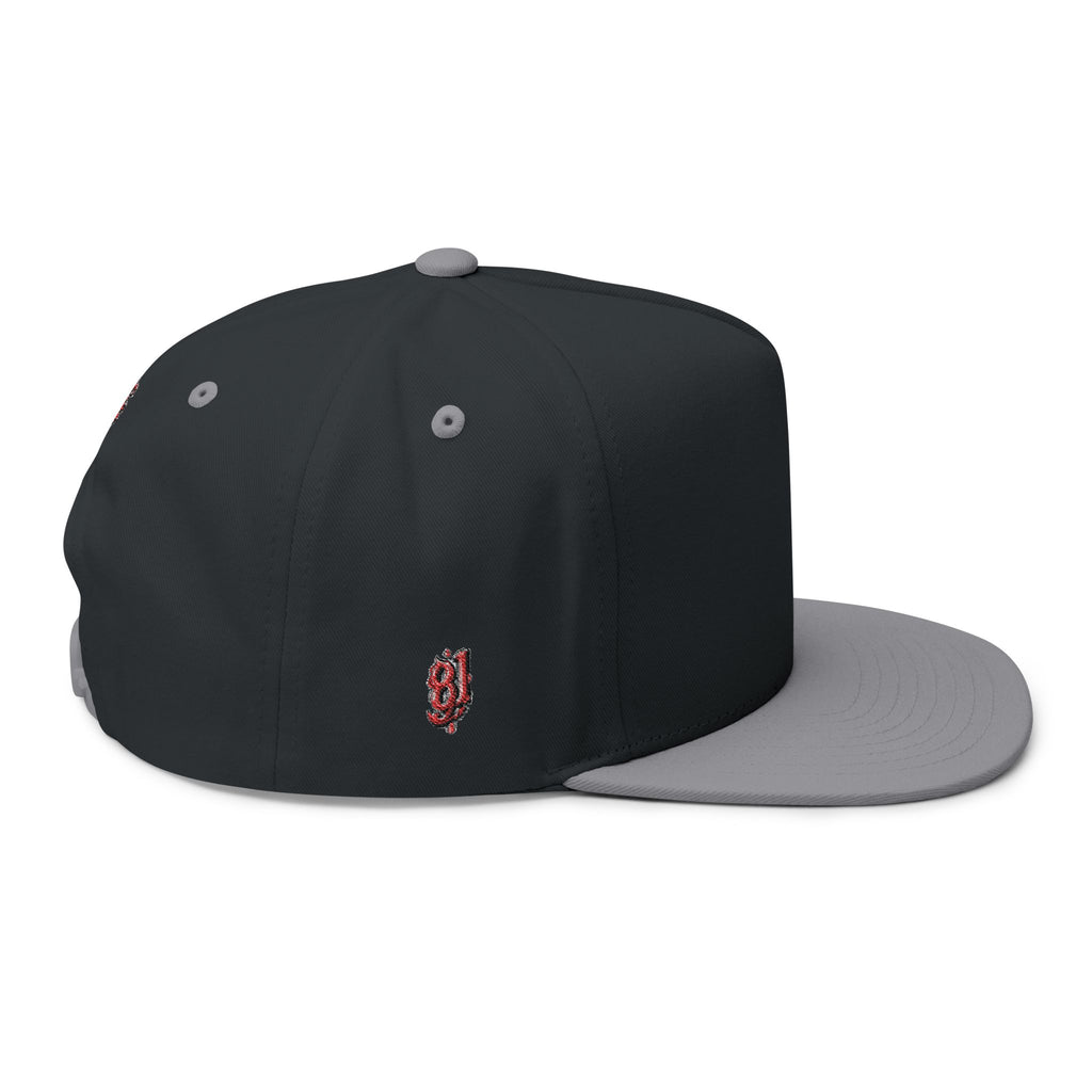 Flat Bill Cap — "When in Doubt" Embroidered