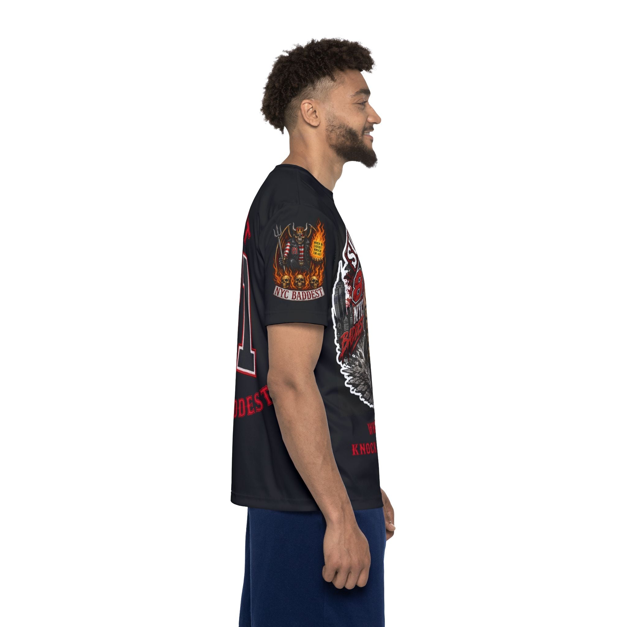 Big Vinny Men's Sports Jersey — All-Over Print Athletic Tee