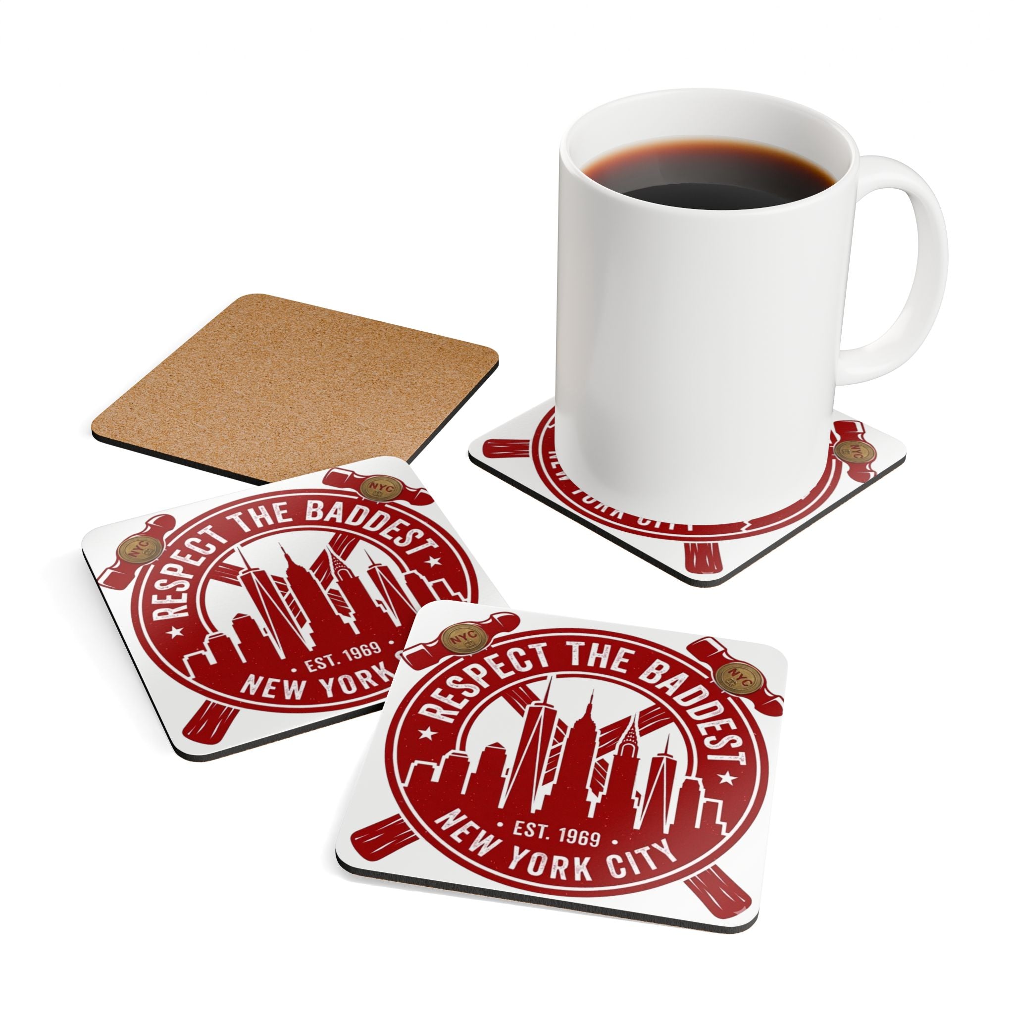 Corkwood Coaster Set