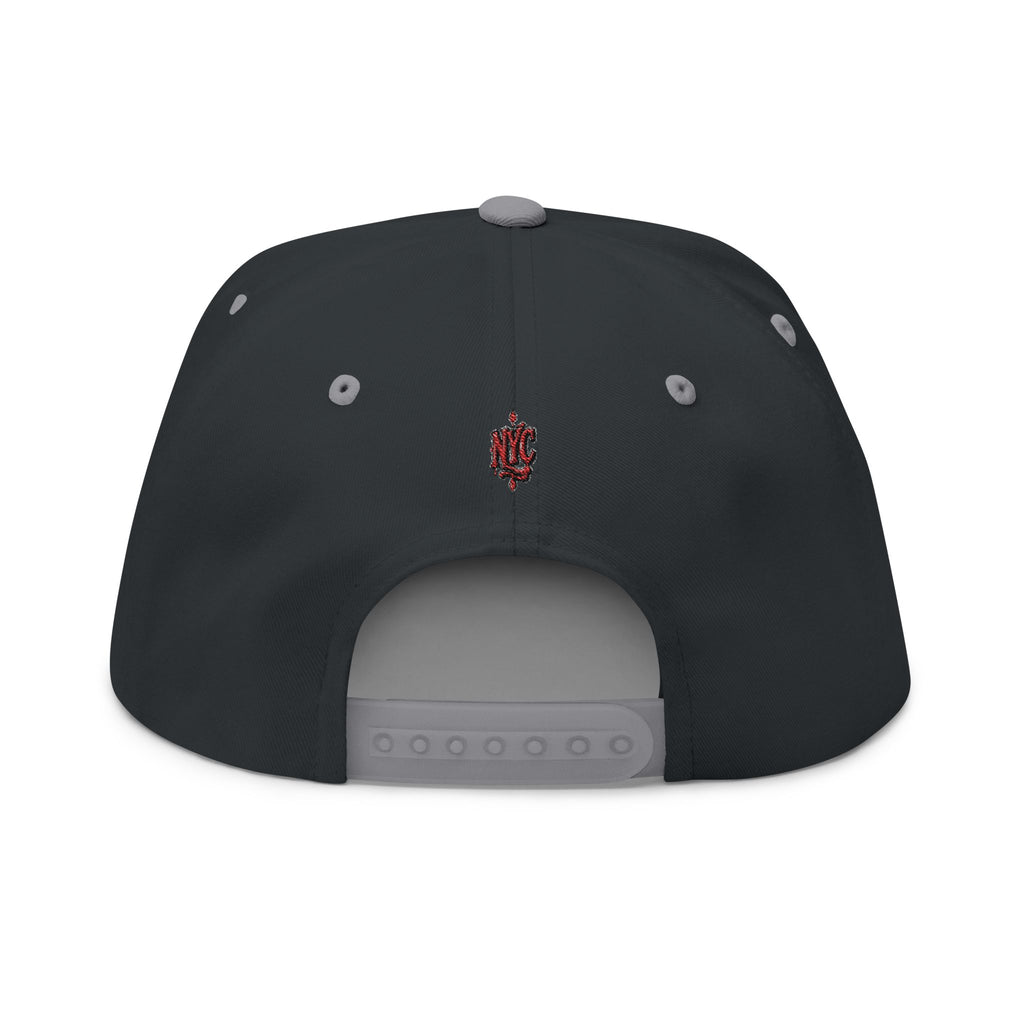 Flat Bill Cap — "When in Doubt" Embroidered