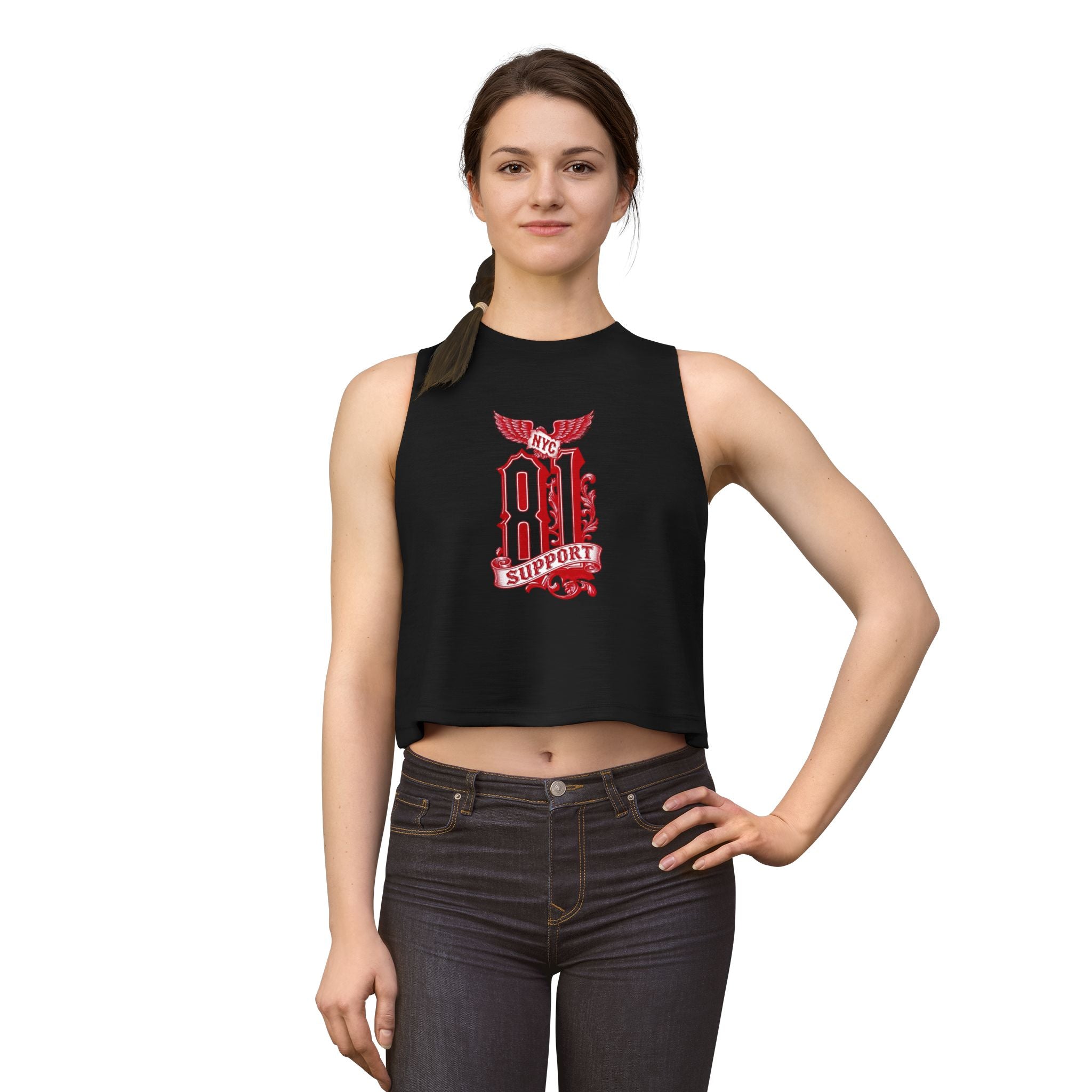Women’s 'BE THE BOSS' Crop Top — Empowerment Graphic Tee