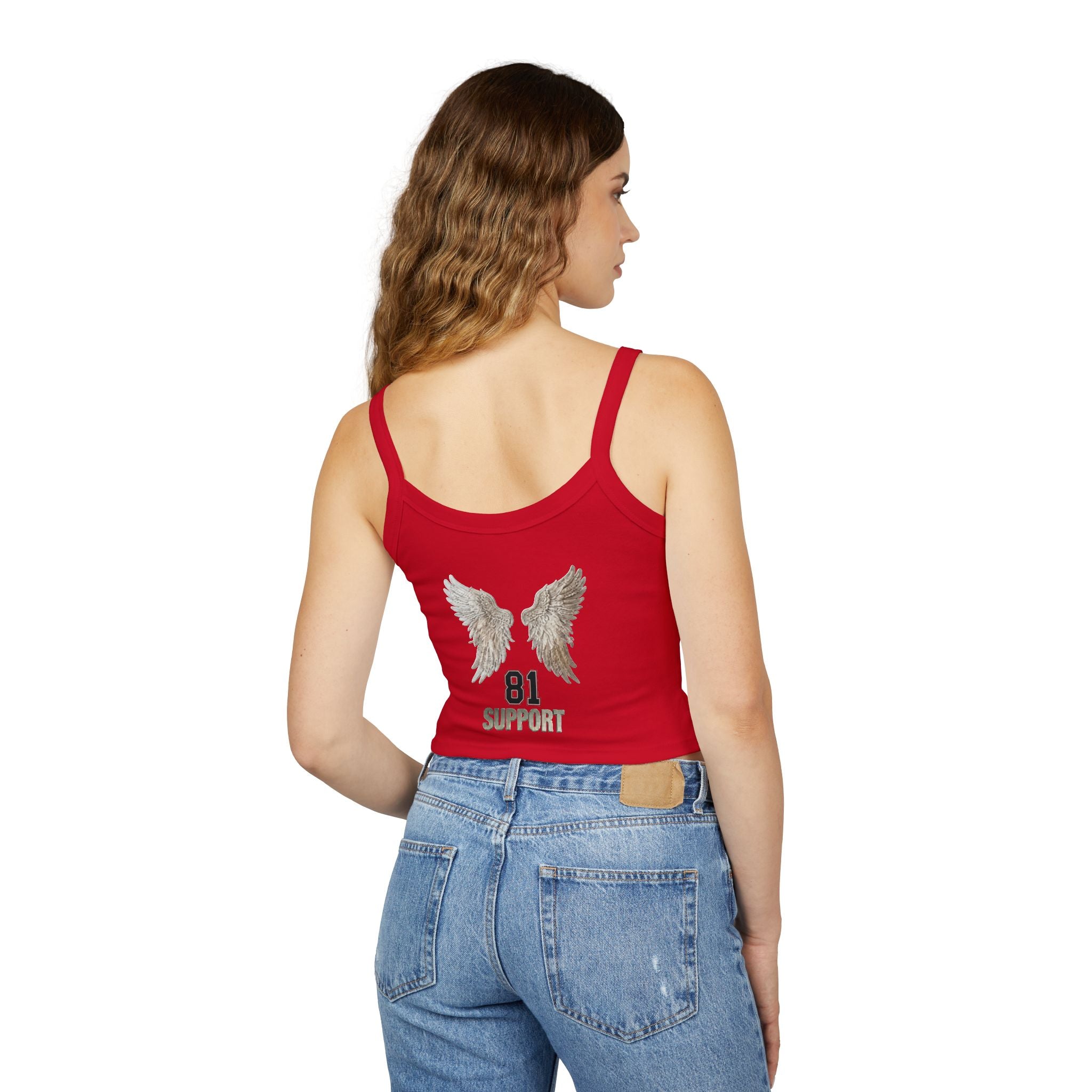 Angels Never Die Spaghetti Strap Tank Top