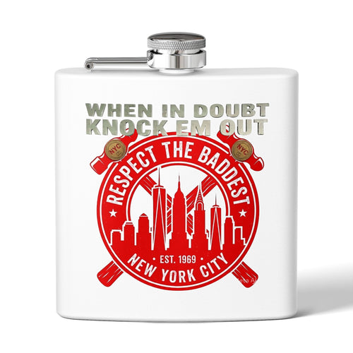 Baddest Flask — 6oz Stainless Steel Hip Flask