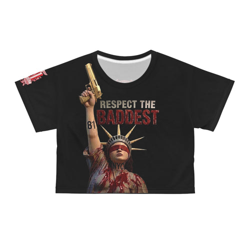 Bad Ass Crop Top — Edgy Women's Crop Tee