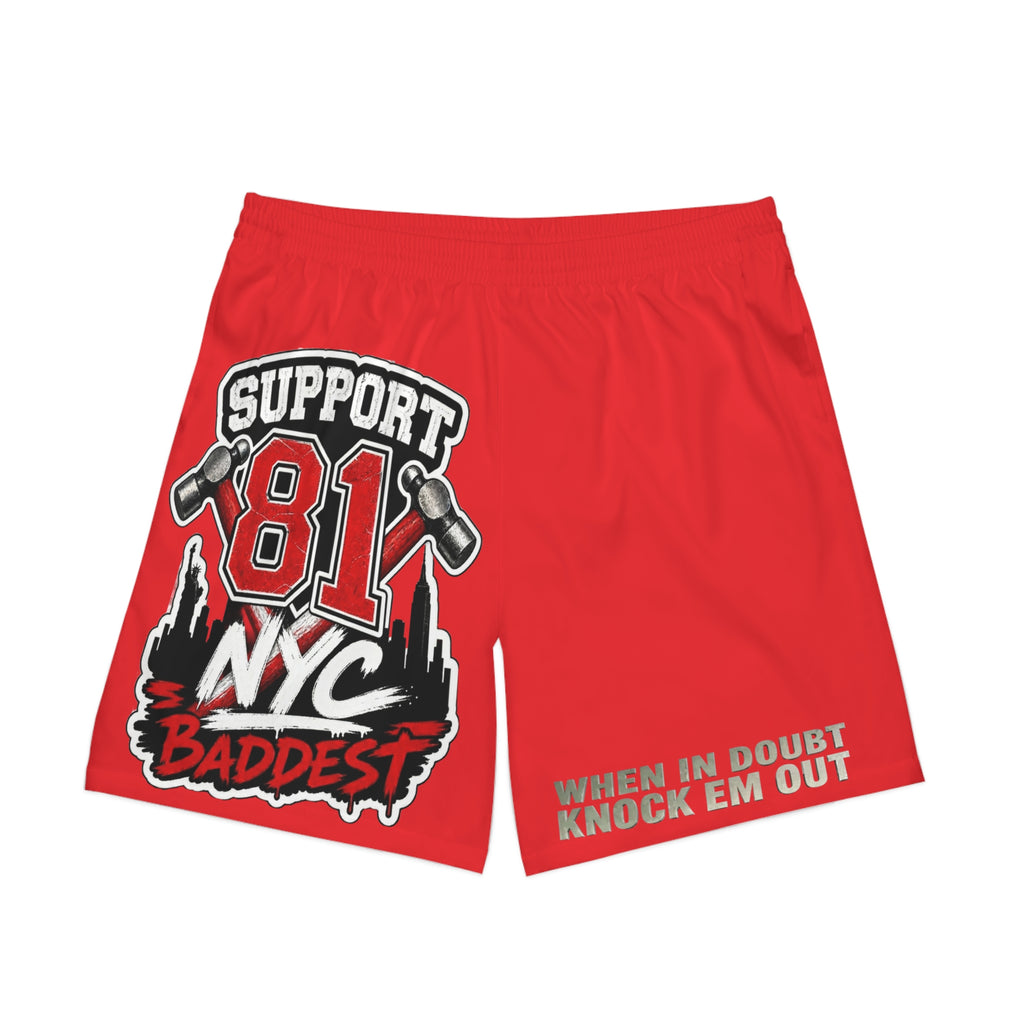 Men's Elastic Beach Shorts (AOP)