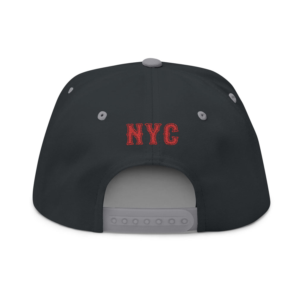 Flat Bill Cap — "When in Doubt" Embroidered