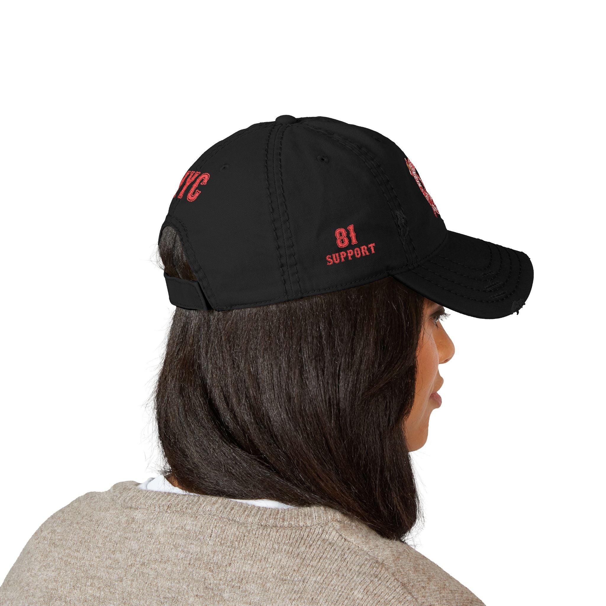 Distressed Dad Hat — “Big Daddy Hat” Embroidered Cap