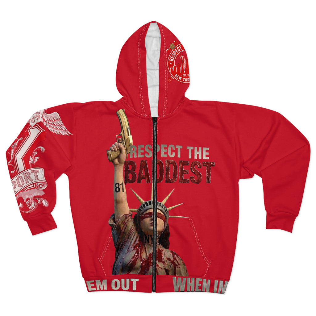 "WHEN IN DOUBT" Zip Hoodie — Inspirational Graphic Zip-Up