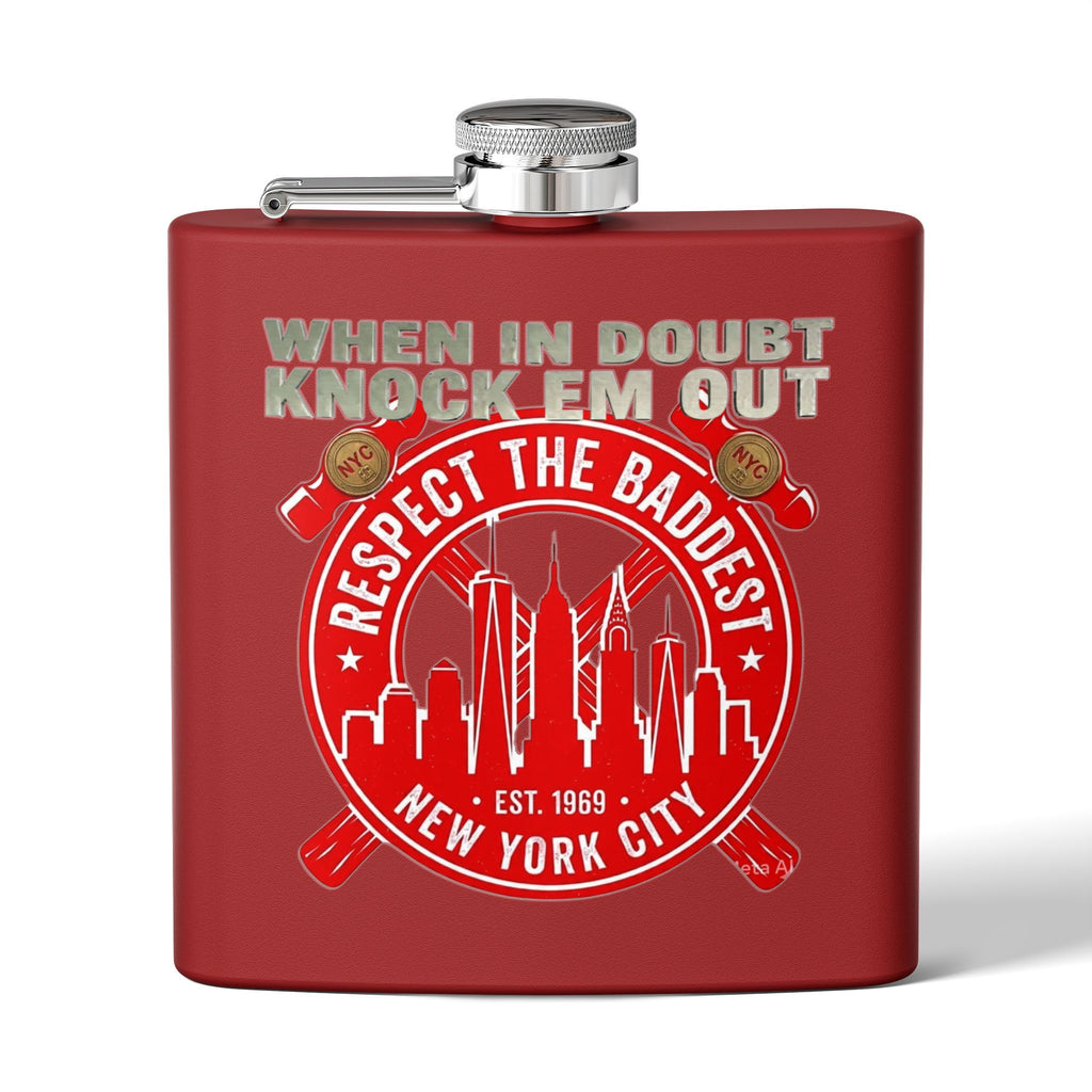 Baddest Flask — 6oz Stainless Steel Hip Flask