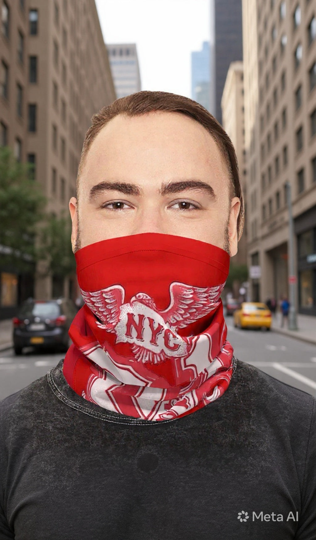 No Face No Case Neck Gaiter — Midweight Face Covering for Outdoor & Athletic Use
