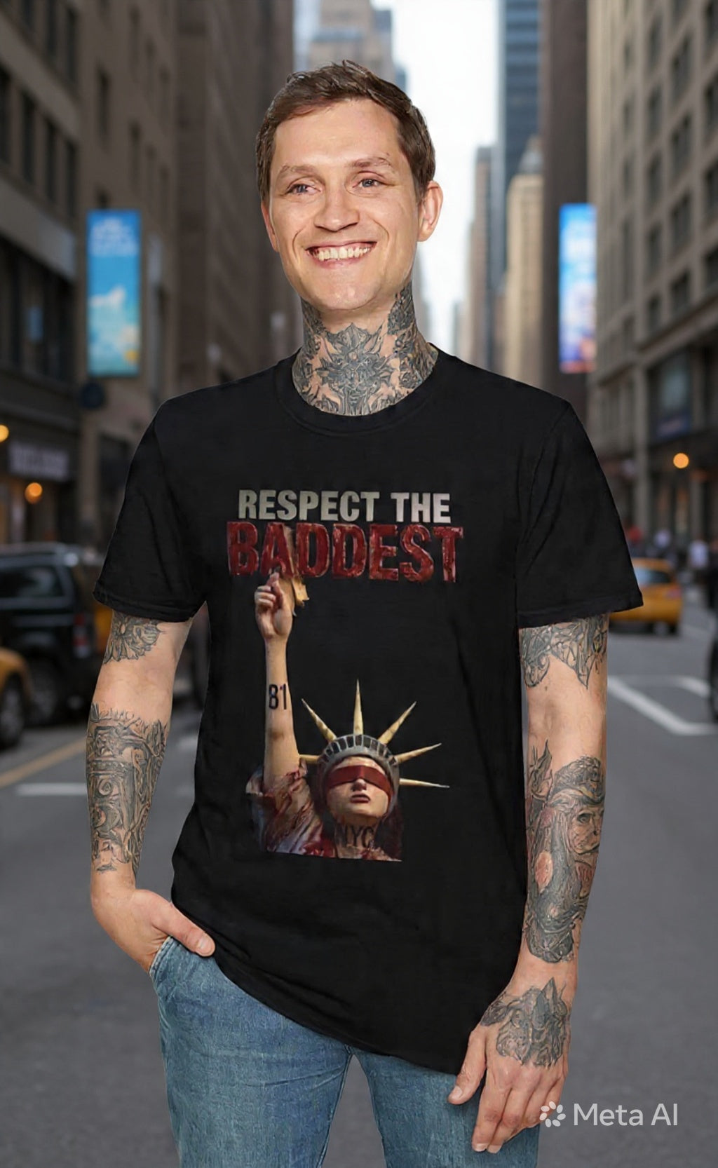 Liberty & Justice T-Shirt — Patriotic Flag Tee