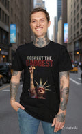 Liberty & Justice T-Shirt — Patriotic Flag Tee