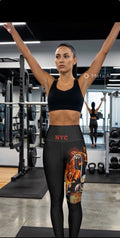 High Waisted Yoga Leggings (AOP)