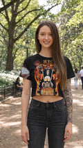 Till The Wheels Fall Off Crop Tee — Biker-Inspired Crop Top