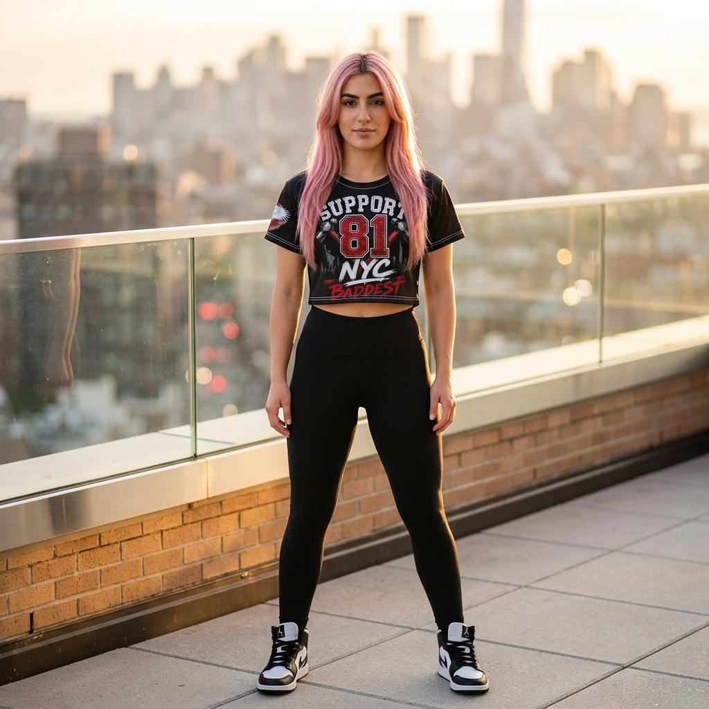 Crop Tee (AOP)