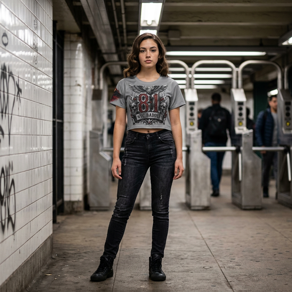 Z Collection Crop Tee — 'The Z Collection' Graphic Crop Top