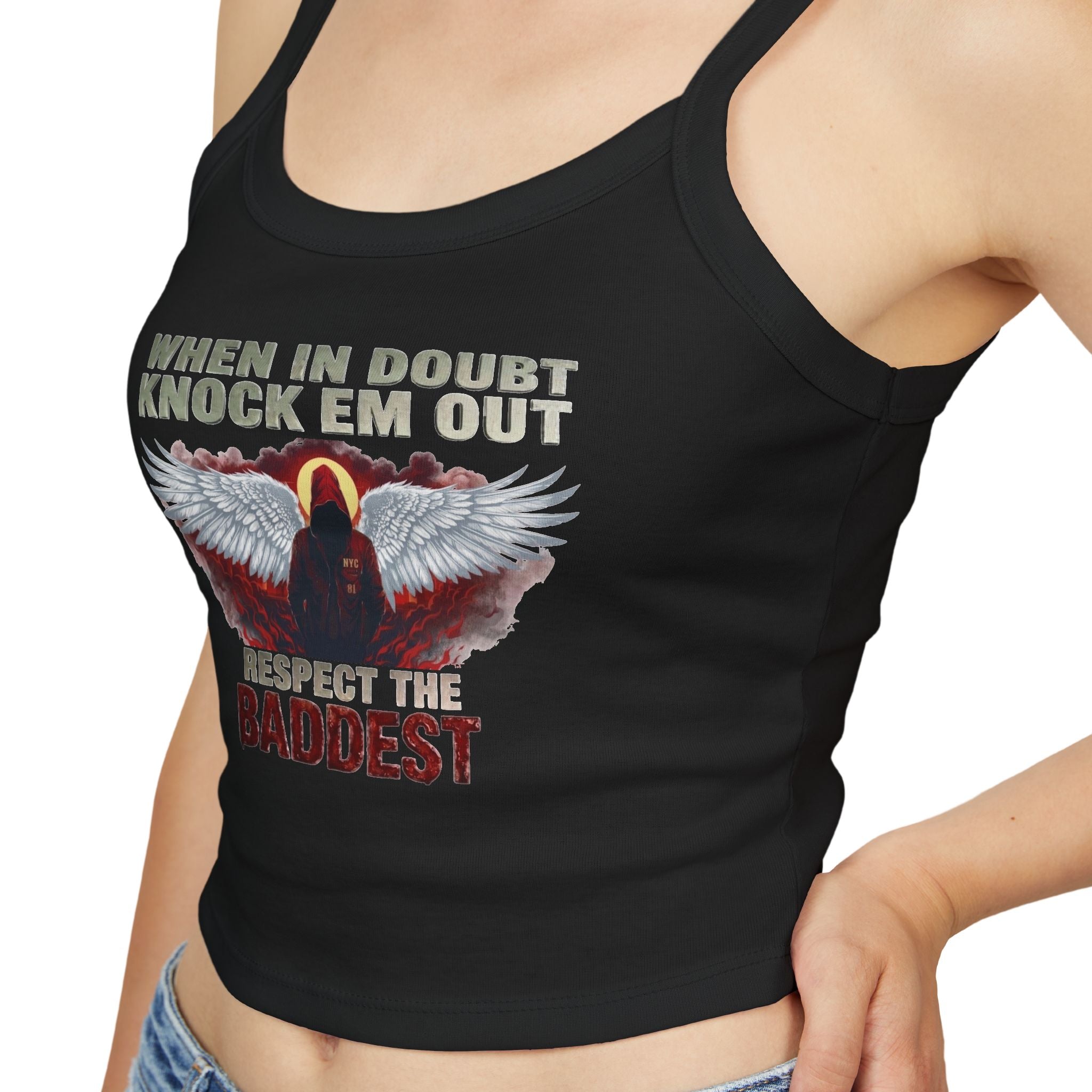 Angels Never Die Spaghetti Strap Tank Top