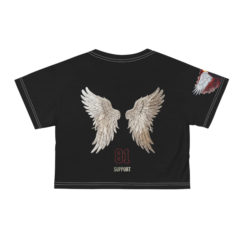 The Z Collection Crop Tee — Bold Graphic Crop Top