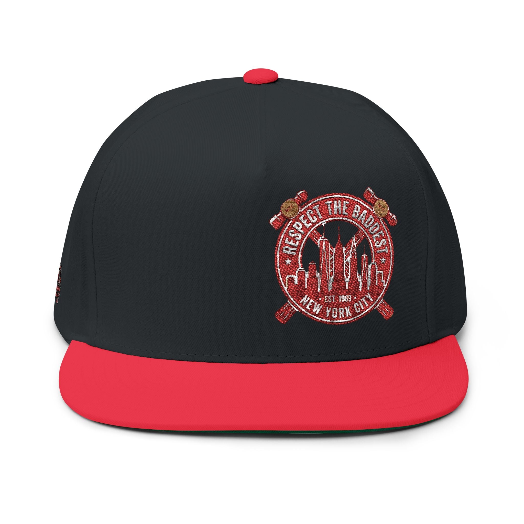 Flat Bill Cap — "When in Doubt" Embroidered