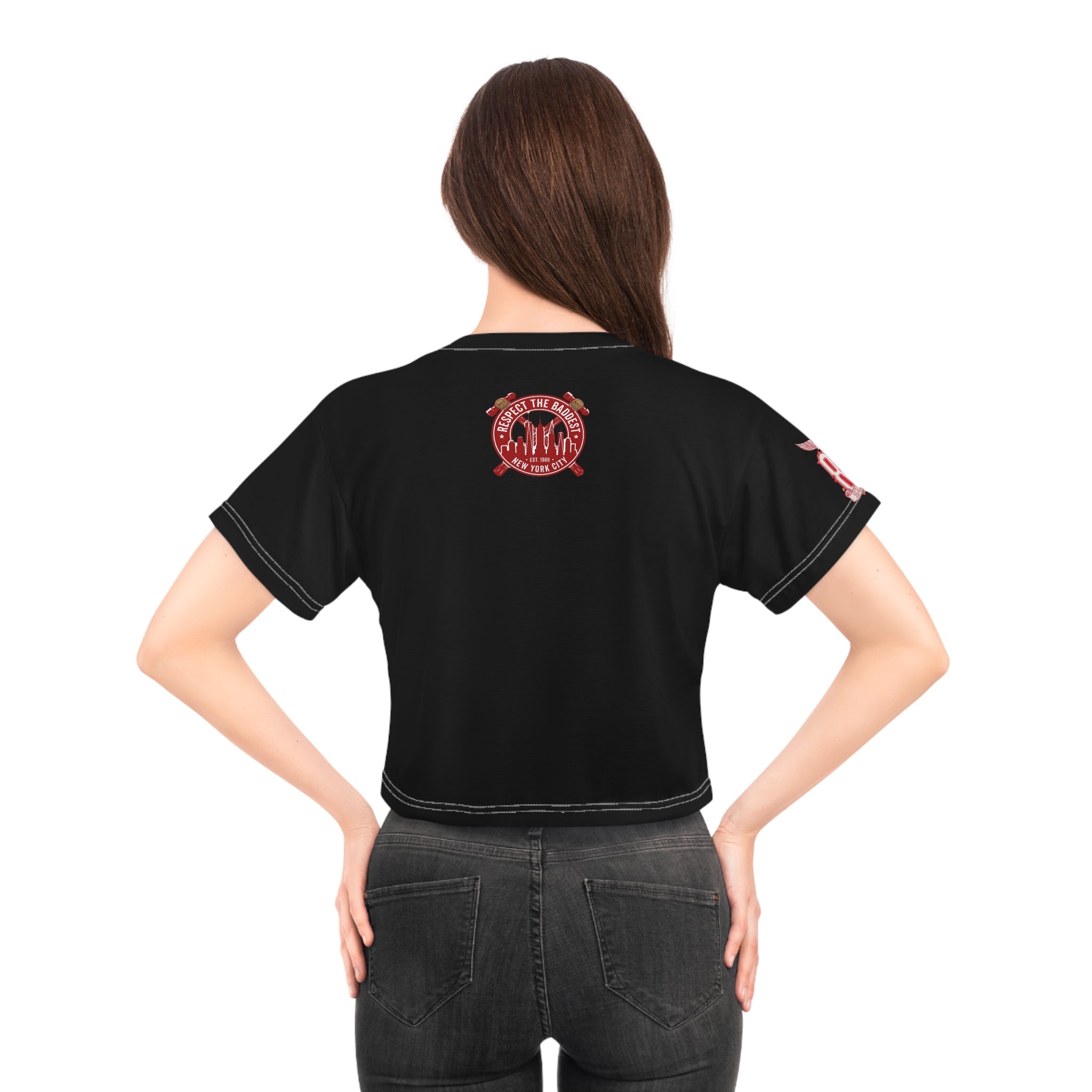 Bad Ass Crop Top — Edgy Women's Crop Tee