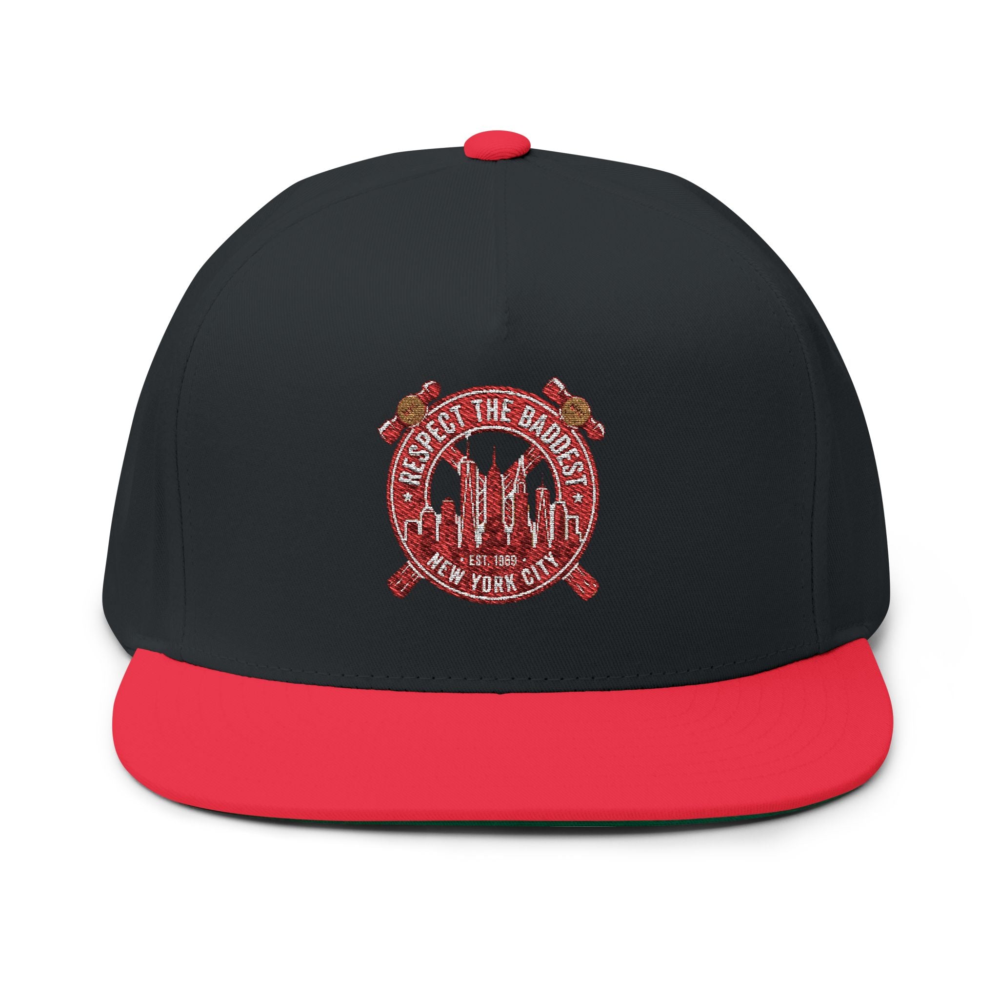 Flat Bill Cap — "When in Doubt" Embroidered
