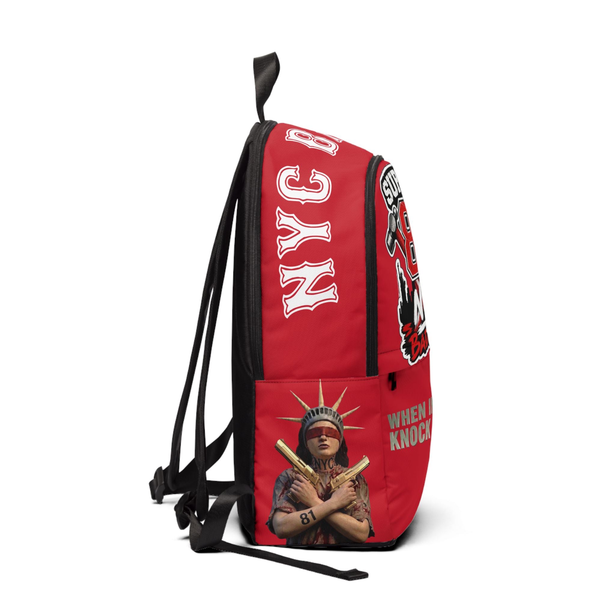 Unisex Fabric Backpack