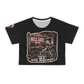 Welcome to Hell Crop Tee — Gothic Graphic Crop Top