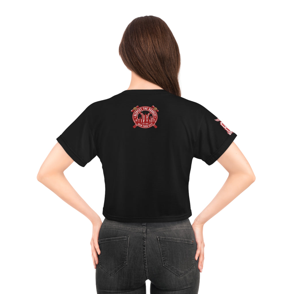 Bad Ass Crop Top — Edgy Women's Crop Tee