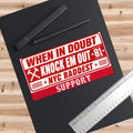 Clubhouse Bumper Sticker — Retro Clubhouse Logo Decal