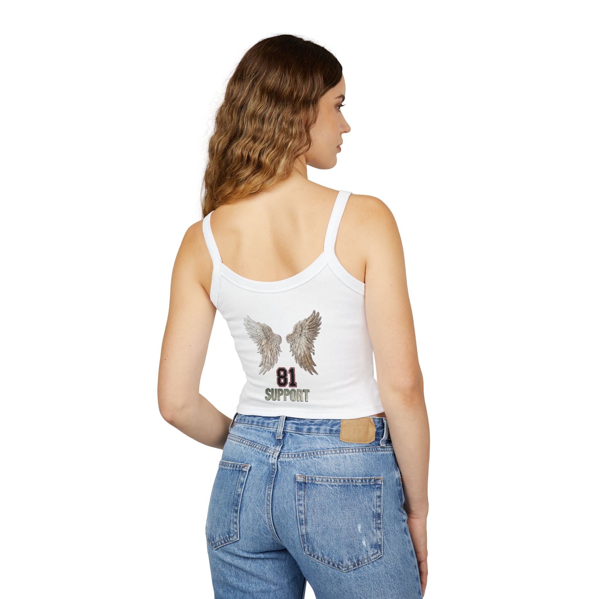 Angels Never Die Spaghetti Strap Tank Top