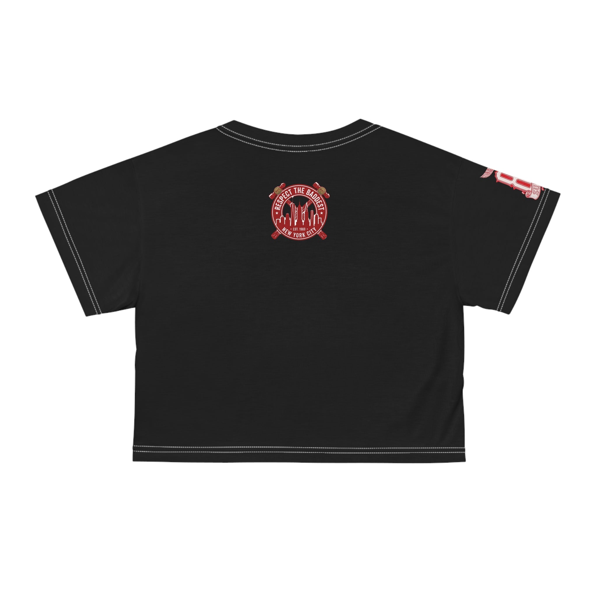 Bad Ass Crop Top — Edgy Women's Crop Tee
