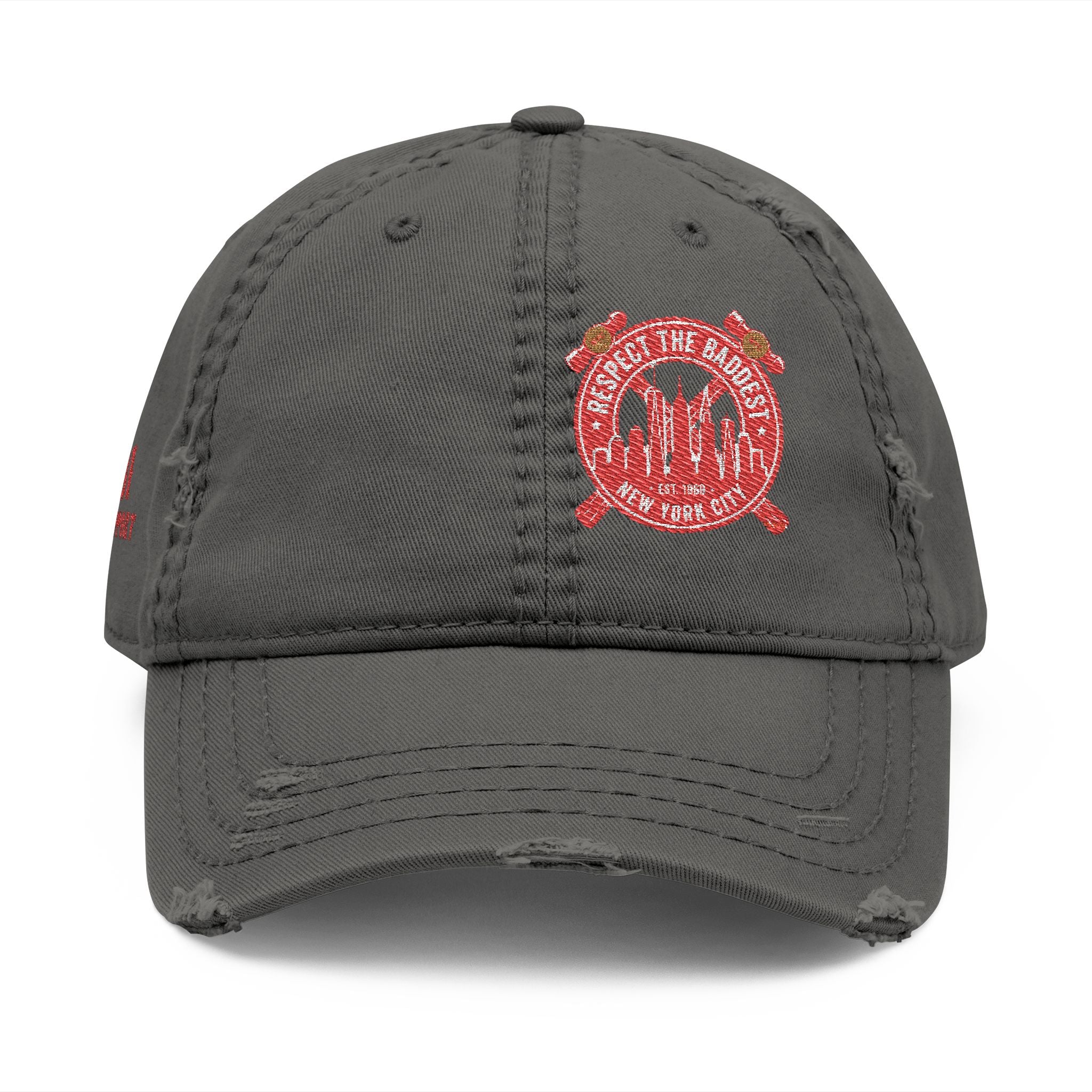 Distressed Dad Hat — “Big Daddy Hat” Embroidered Cap