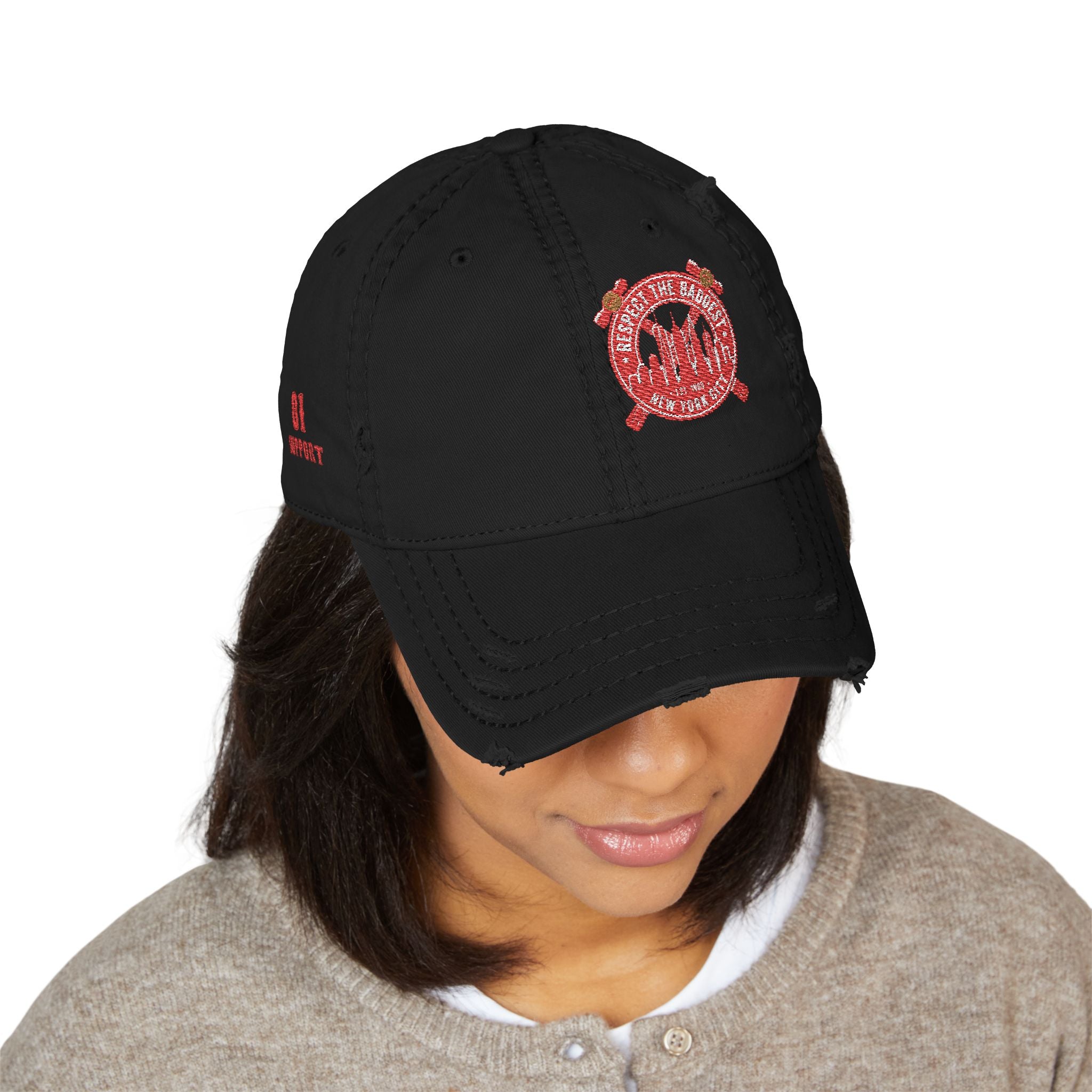 Distressed Dad Hat — “Big Daddy Hat” Embroidered Cap