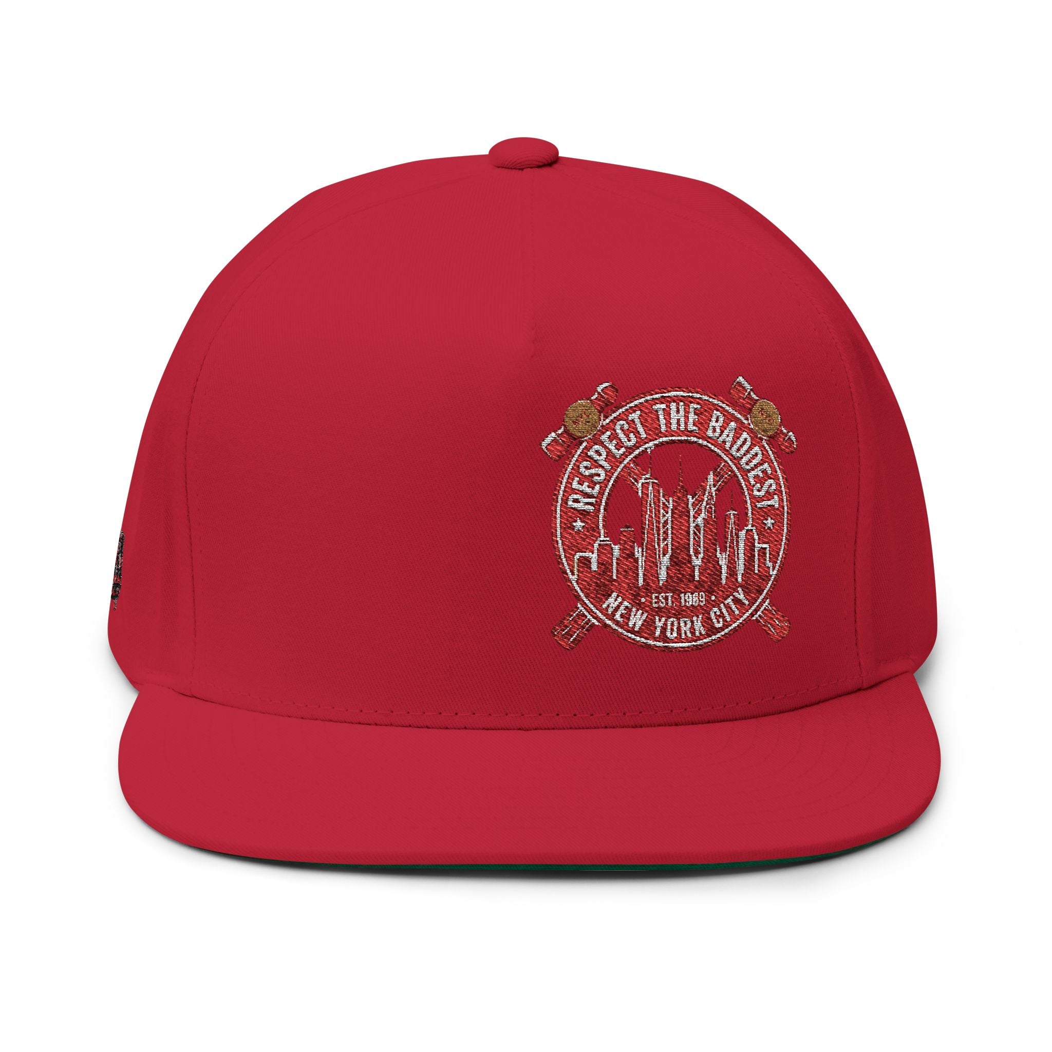 Flat Bill Cap — "When in Doubt" Embroidered
