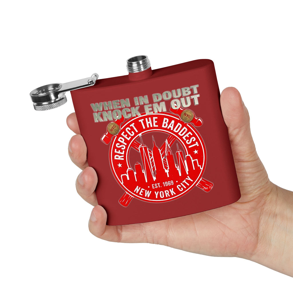 Baddest Flask — 6oz Stainless Steel Hip Flask