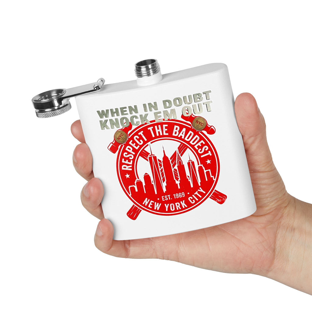 Baddest Flask — 6oz Stainless Steel Hip Flask