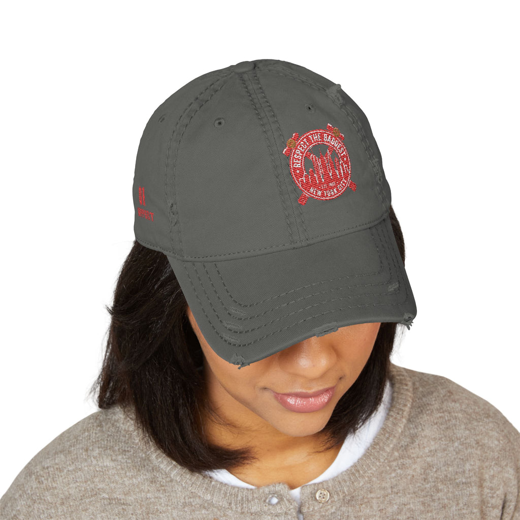 Distressed Dad Hat — “Big Daddy Hat” Embroidered Cap