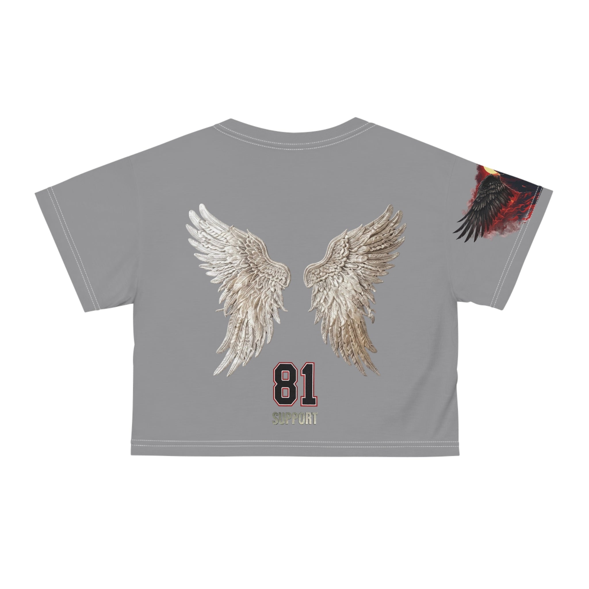 Z Collection Crop Tee — 'The Z Collection' Graphic Crop Top