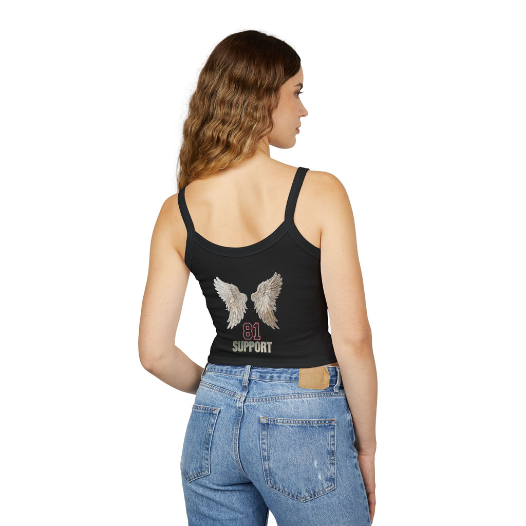 Angels Never Die Spaghetti Strap Tank Top