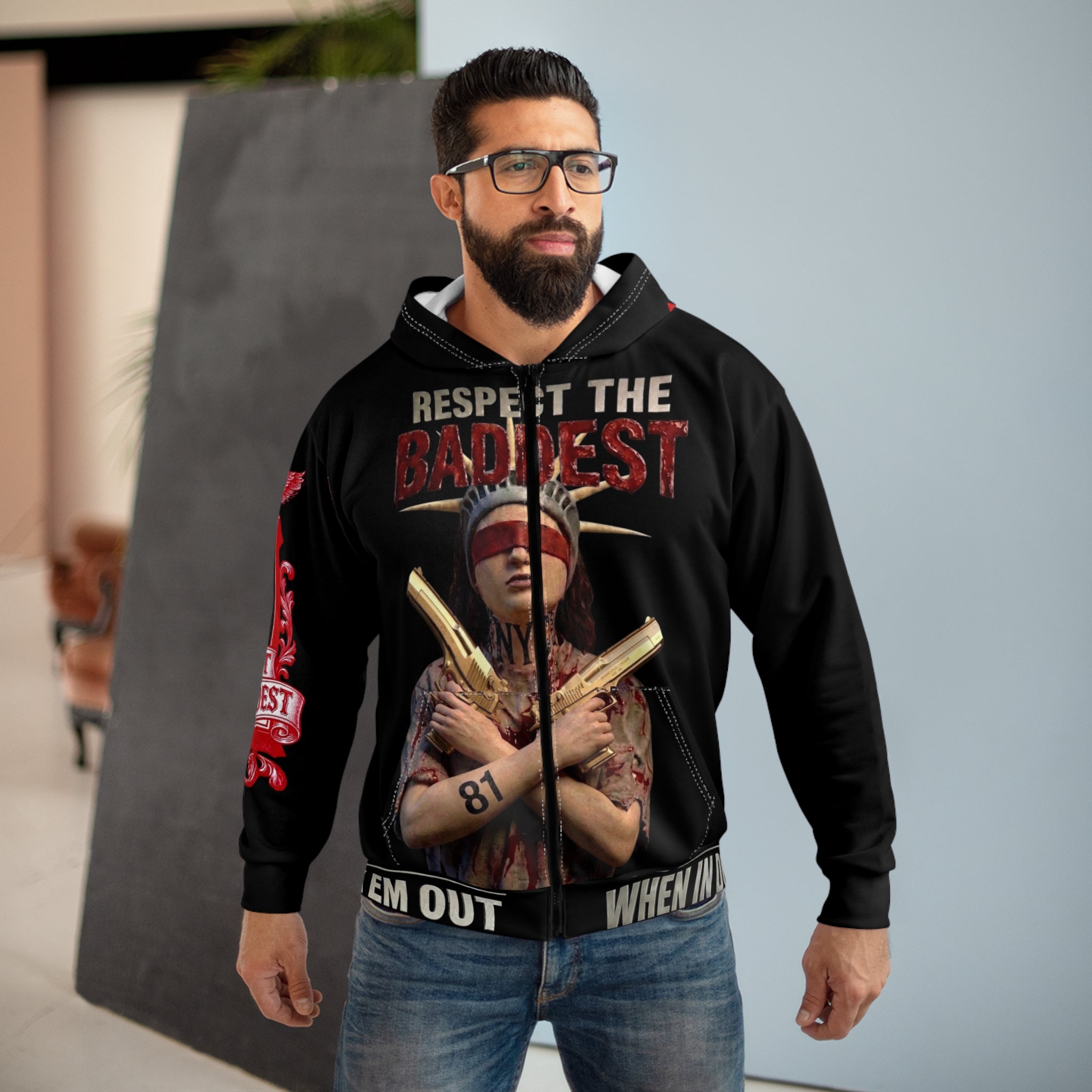 Hoodlum Vibes Zip Hoodie — "Hoodie for your inner hoodlum"