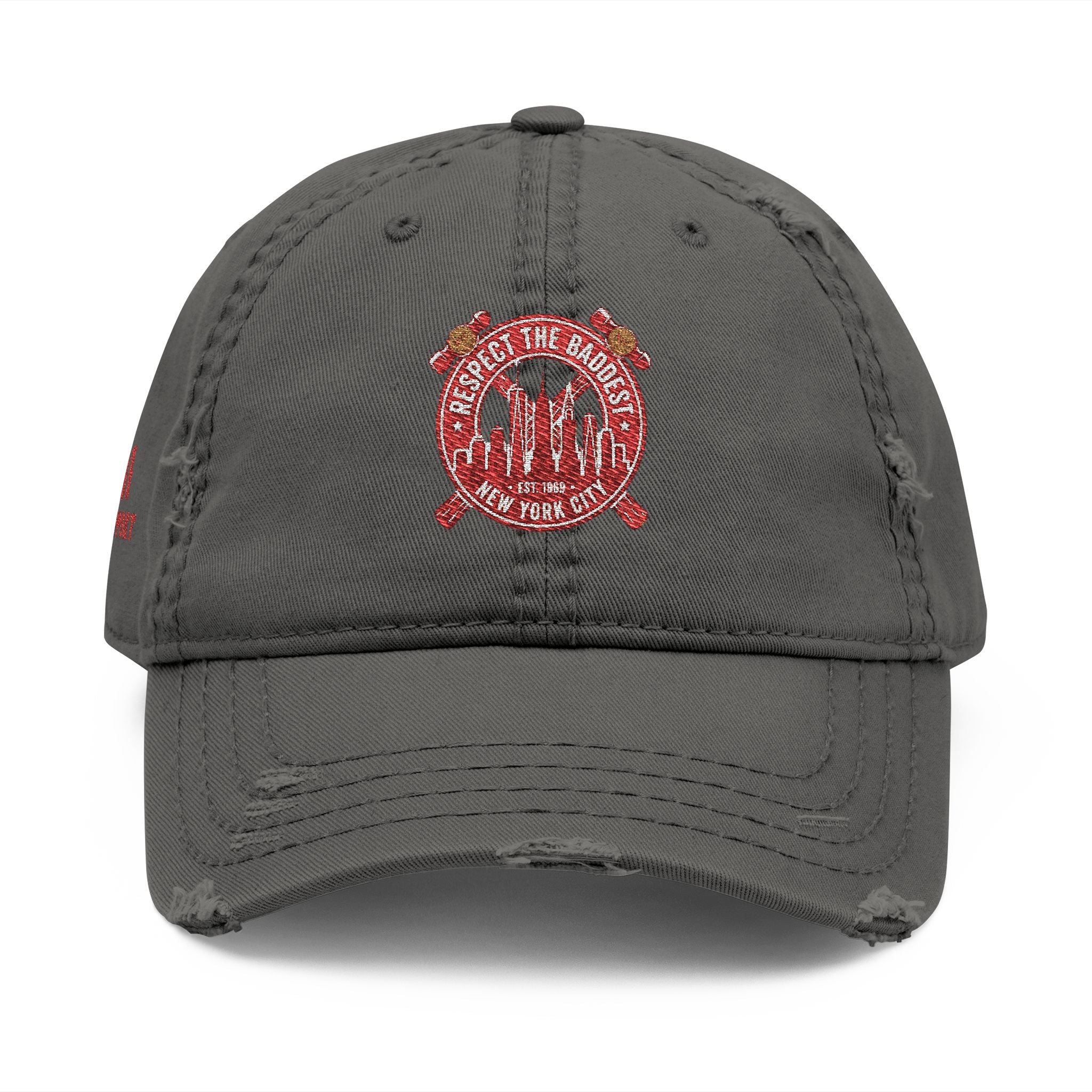 Distressed Dad Hat — “Big Daddy Hat” Embroidered Cap